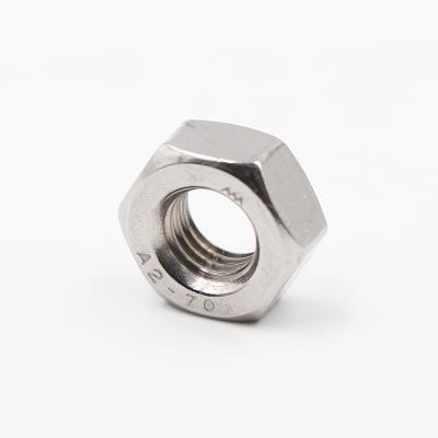 China Heavy industry china factory stock din934 hex 304 stainless steel nut for sale