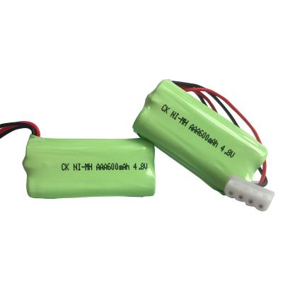 China Custom Toys 2.4v 3.6v 4.8v 6v 8.4v 9v 9.6v 12v 14.4v 24v Nickel Metal Hydride Batteries (Ni-MH) One AA SC D F Nimh Battery Pack for sale