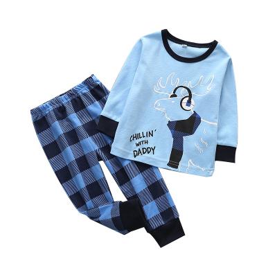 China Factory Supply Baby Rompers Winter Christmas Thermal Elks Pattern Organic Christmas Baby Pajamas Baby Pajamas for sale