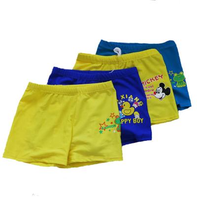 China 2021 New Breathable Wholesale Kids Quick-drying Waterproof Swimwear Boys Print Beach Boxer Shorts Swimming Trunks for sale