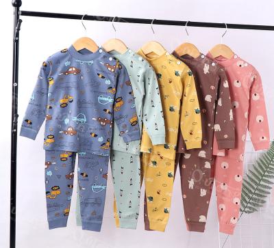 China QUICK DRY Children's Onsie Nightgown Pajamas Long Sleeve Yoliyolei Cotton Underwear Kids Boys Girls Cotton Sleepwear Set Unisex Long for sale