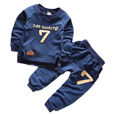 China 2019 Casual Fashion Autumn Number Pattern Long Sleeve 2-5 Year Old Baby Toddler Children Clothing Boys Clothes for sale