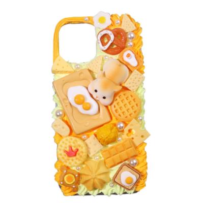 China Creative Cute Animal Material Accessories Kit Girl Handmade DIY Phone Case Gift PC02 for sale