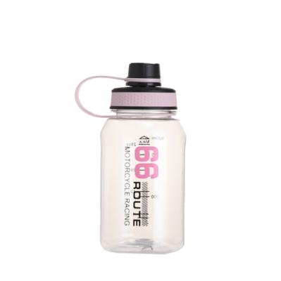 China Large Capacity 900ml Sustainable Outdoor Plastic Portable Gym Water Bottle High Quality Climbing Water Bottle With Scale Line Tea Infuser for sale