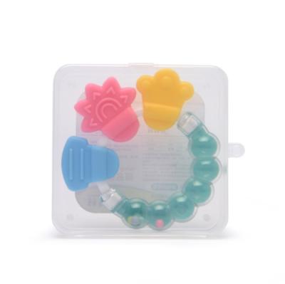 China High Quality Square Free Transparent Storage Box Pacifier Crate BPA PP Baby Soother Storage Box Baby Items Storage for sale