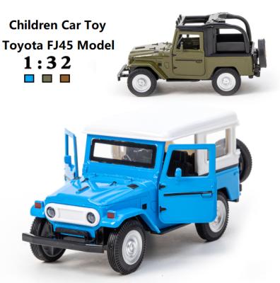 China High Simulation Diecast Toy 1:32 Scale Toyota FJ45 Pull Back CarToy Diecast Car for sale