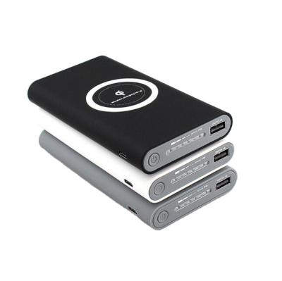 China Easy Carry Wireless Charging Mobile Power Bank for sale