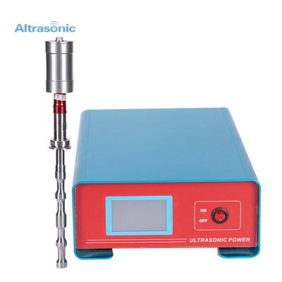 China Touch Screen Ultrasonic Homogenizer System Titanium Alloy Probe 20kHz 1500 Watt for sale