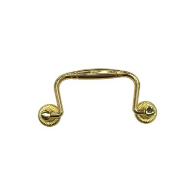 China BestryGlobal New Arrival Aluminum Alloy Metal Handle Rose Gold Cabinet Handle For Middle East Curved Drawer Handles for sale