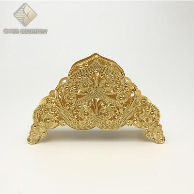 China Household Modern Elegant Wedding Metal Table Cloth Napkin Decorative Napkin Holder for sale