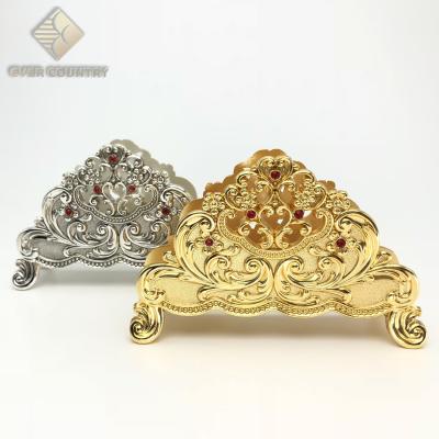 China Modern Stylish Hot Selling Metal Household Wedding Decorating Napkin Holder for sale