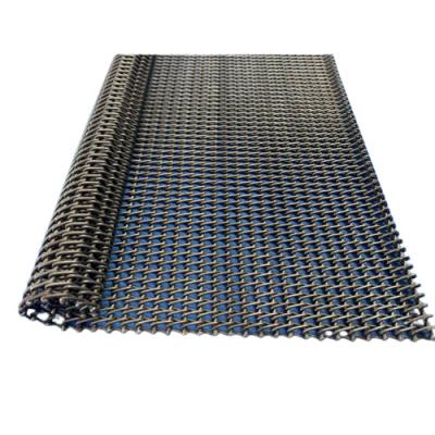 China Food Grade Heat Resistant Compound Balanced Wire Mesh Conveyor Belt Stainless Steel Belt for sale