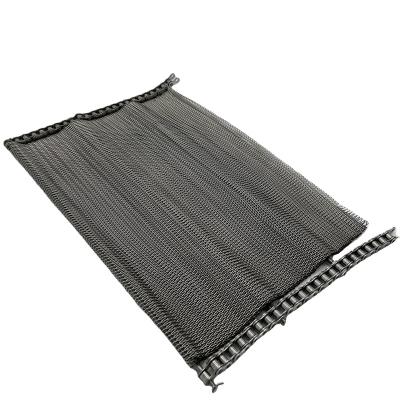 China Balanced Stainless Steel Heat Resistant Compound Mesh Belt Biscuit Oven Mesh Belt for sale