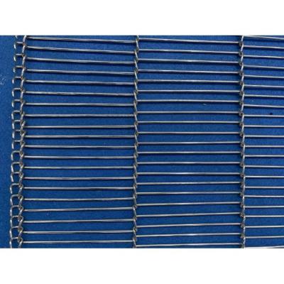 China Flat Biscuit Flex Wire Mesh Belt Side Stability Flex Wire Mesh Stainless Wire Mesh Cooling Bread Conveyor Belt Freezer Plate for sale