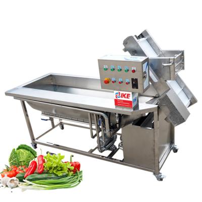 China Snack Factory Fruits Electric Efficient Melons Vegetable Cyclone High Pressure Jet Food Washing Machine for sale