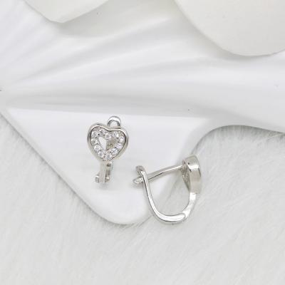 China Vintage NS-Earring OEM Fashion Heart Wholesale Sliver 925 Cute Earrings Korean Jewelry Earrings for sale