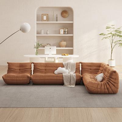 China Leather Recliner Sofa Bed , Italian Style Convertible Luxury Furniture Simple Living Room Sofa Chair for sale