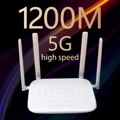 China Phone web factory direct sale high speed gigabit 2.4Ghz 5.8Ghz ac1200 dual band wireless router for sale