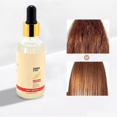 China 100% Natural Herbal Promotes Best Natural Hair Serum Anti Dry Hair Treatment Private Label Nourishing Hair Oil for sale