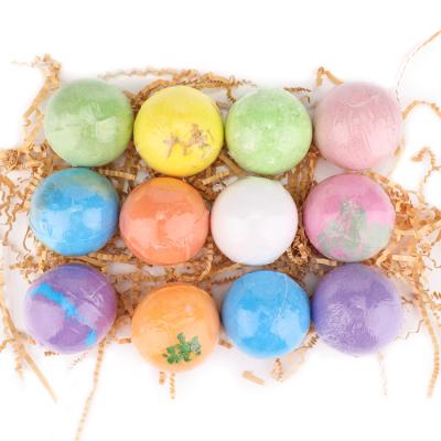 China Cleansing Moisturizing Natural Private Label OEM Bath Bomb Fizzy Bath Bomb Gift Set Bathbomb For Kids for sale