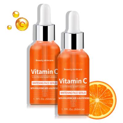 China Organic Skin Revitalizer Private Label Face Oil Skin Repairing Natural Skin Care Vegan Hyaluro Vitamin C Anti Aging Whitening Facial Serum for sale