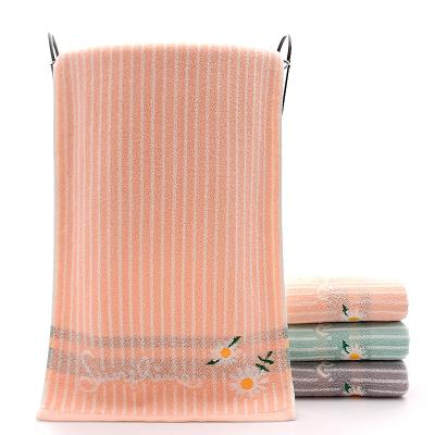 China China factory wholesale hypoallergenic pure dobby towel face cotton soft waterproof adult technics time outdoor packing piece pattern age for sale