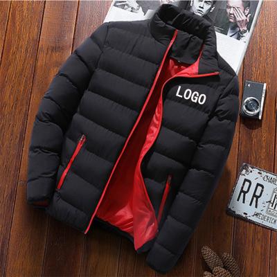 China New Style Men's QUICK DRY Jacket Stand Collar Windproof Thick Warm Padded Casual Coat Autumn And Winter Custom LOGO for sale