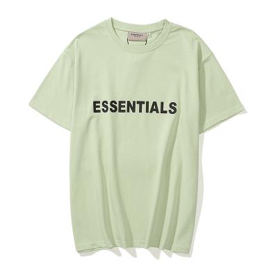 China Essential Anti-Wrinkle Fear Of God Shirts Cotton Original Wholesale Letter Printing Tee High Street Fear Of God Tracksuit T-shirt for sale