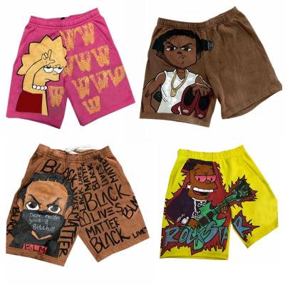 China New Fashion Anti-wrinkle Cartoon Logo Shorts Summer Men's Cotton Shorts, Printed Shorts Wholesale for sale