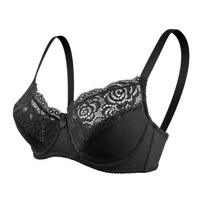 China New Coming Breathable Plus Size Big Cup Women Lace Up Bra Underwear Big Breast Ladies Bras for sale