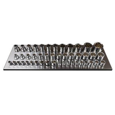 China Imperial Units Socket Organizer for Tool Cabinet / Garage Socket Storage Tray Socket Organizer Set WMTB-411401-S1 for sale