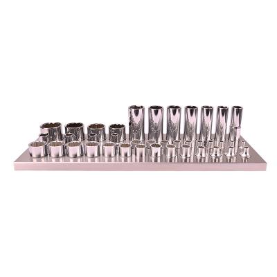 China Metal/Stainless Steel Tool Organizer Wall Garage Tool Organizer System Storage Organizer Tool for Socket/Wrench WMTB-411401-S1 for sale