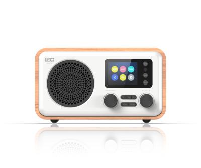 China Wooden Wifi Wooden Home Radio With DAB& FM& BT &USB &Internet Radio for sale