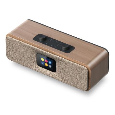 China Latest Wooden Internet Radio 2021 with BT & DAB Radio &USB &FM &SD PLAYBACK for sale