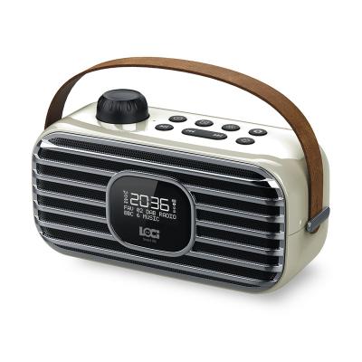 China PORTABLE Retro Radio DAB Portable Stereo Radio With FM/BT/USB Radio And Micro SD Playback For Indoor for sale