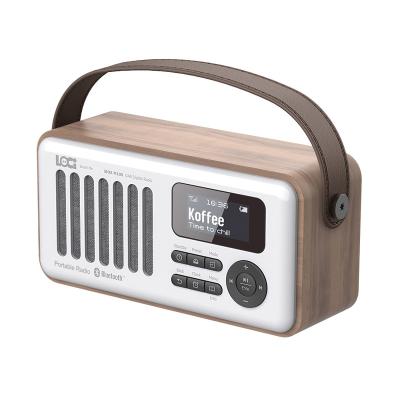 China Portable Radio PORTABLE Wireless Wooden Speaker Support USB And Micro SD Music Play for sale