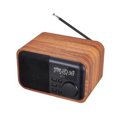 China Retro FM Radio D90 Radio Alarm Clock / Speaker With Dimmable Dual Alarm Clock Display for sale