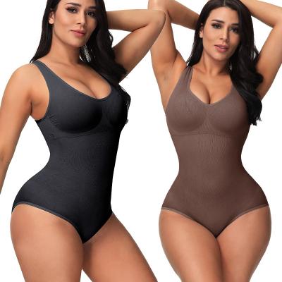 China Tik Tok Colombianas Women Seamless Jumpsuit Antibacterial Slimming Shapewear Tummy Control Butt Lifter Open Crotch Shaper Waist Trainer for sale