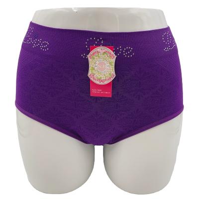 China High Waisted Antibacterial Women Cotton Underwear Ladies Soft Full Briefs Panties Multipack for sale