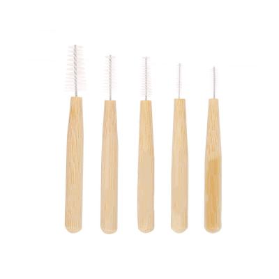 China Clean Tooth Gaps Best Selling Eco Friendly Biodegradable Bamboo Interdental Brush for sale