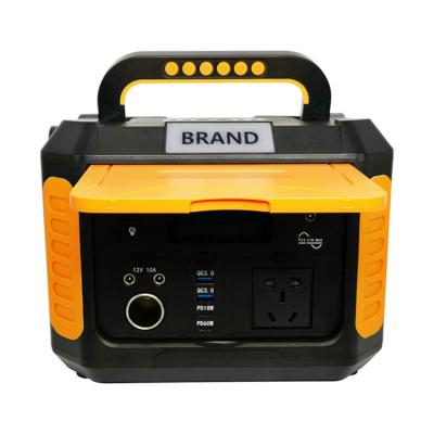 China Portable Solar Powered Generator Cordless Charging Station, 500W Power Station Supply for Outdoor Camping, Handheld Power Bank for sale