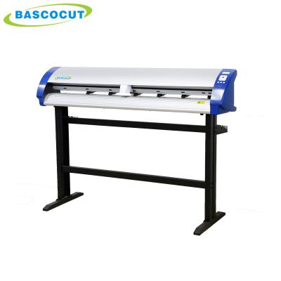 China Vinyl Sticker Bascocut Vinyl Cutter Machine / 3M Reflective Film Cutting Plotter With U Plate for sale