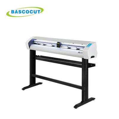 China Newest Vinyl Sticker Bascocut Cutter Plotter 1410mm Step Motor Vinyl Cutter Plotter Cut Machine for sale