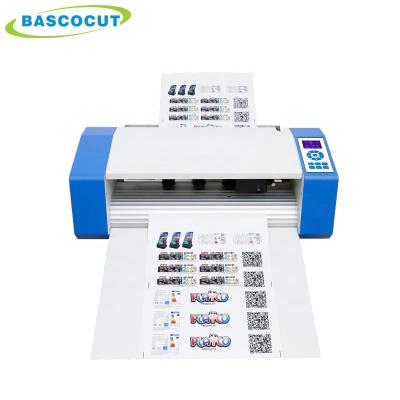 China Vinyl Sticker Printer Outlook Bascocut Automatic Developing Machine Multi Sheet Cut Paper Cutter / Label Cutter for sale