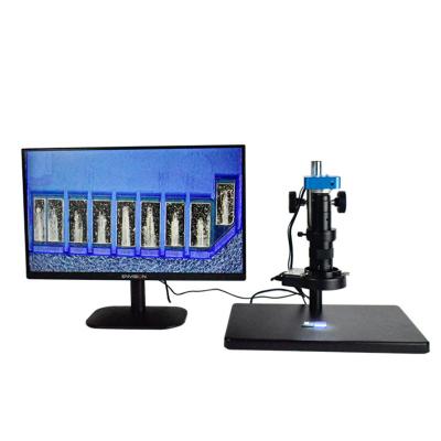 China Aluminum Alloy Industrial Microscope Digital CCD Visual Focusing Inspection Microscope Digital for sale