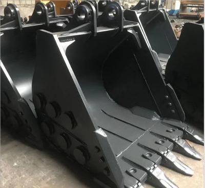 中国 Customized stone bucket Q355B standard clean bucket for excavator 販売のため