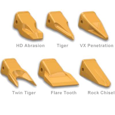 Chine Pièces d'excavatrice dent de seau haute résistance raide DENT Dent d'acier amovible Pour excavatrice à vendre