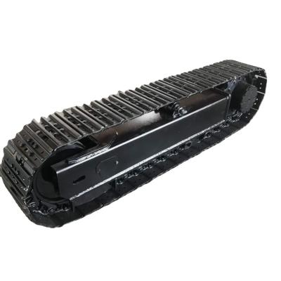 Chine Factory Customized Steel  Rubber track Chassis from 0.5to 120t steel undercarriage for excavator à vendre