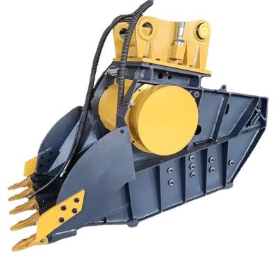 China Fine Screening Excavator Rock Bucket Construction Loader Stone Crusher Bucket for sale