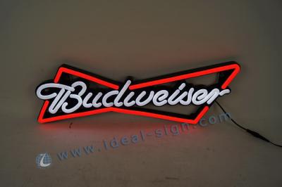 China Budweiser Beer PVC Led Neon Sign Circuit Board And Injection Molded ABS Frame for sale